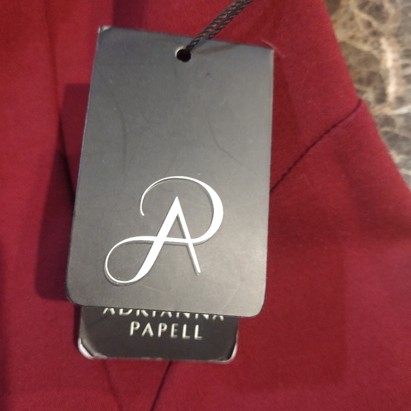 Adrianna Papell NWT A Line Marsalla Dress Size 8 Midi - Picture 5 of 7